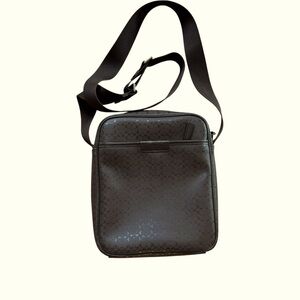 Coach Brown Leather Crossbody Sullivan Signature Purse Messenger Bag